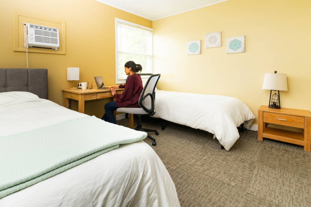 Meditation retreat space